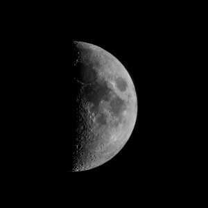 First Quarter Moon on 6-19-18