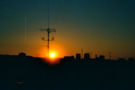 Canon Rebel XS + Pinhole Lens Body Cap - Sunset