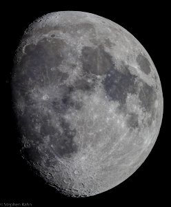 Waxing Gibbous Moon on 11-10-16