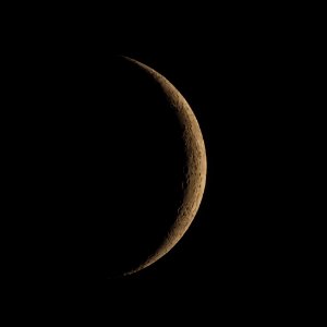 Waxing Crescent Moon on 10-11-18