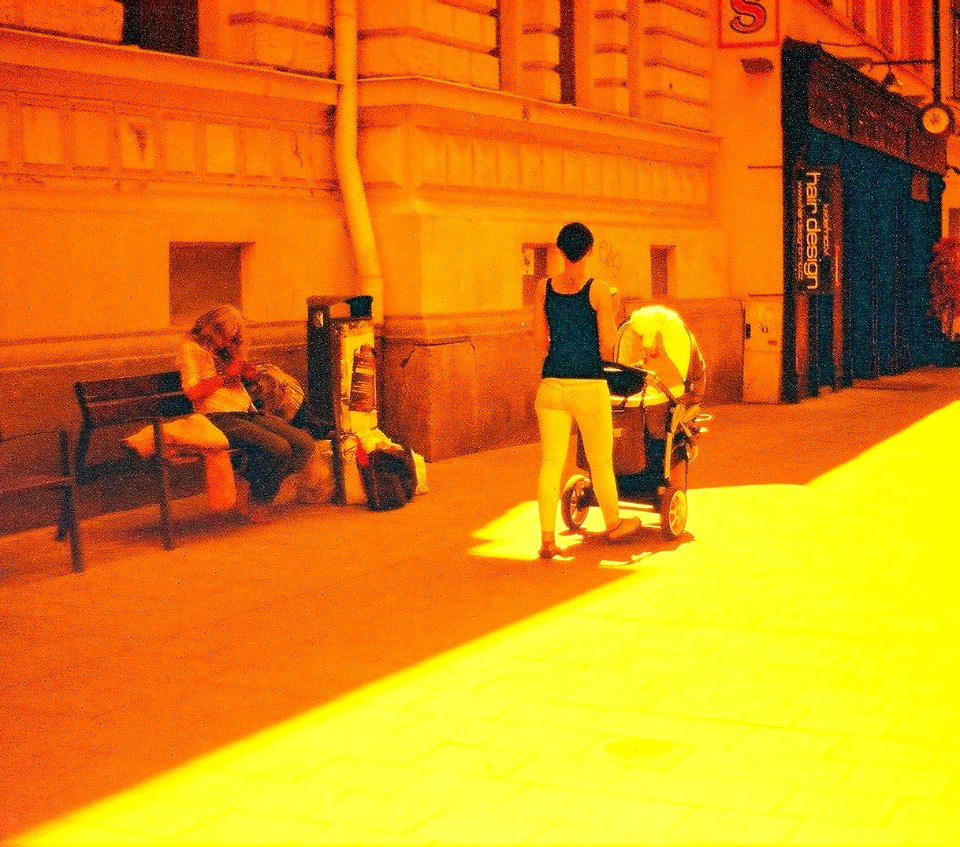 Praktica BC1 - Redscale - Between Light and Shadow