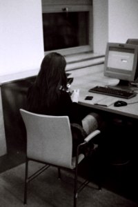 Canon EOS 30 - Student in the Library