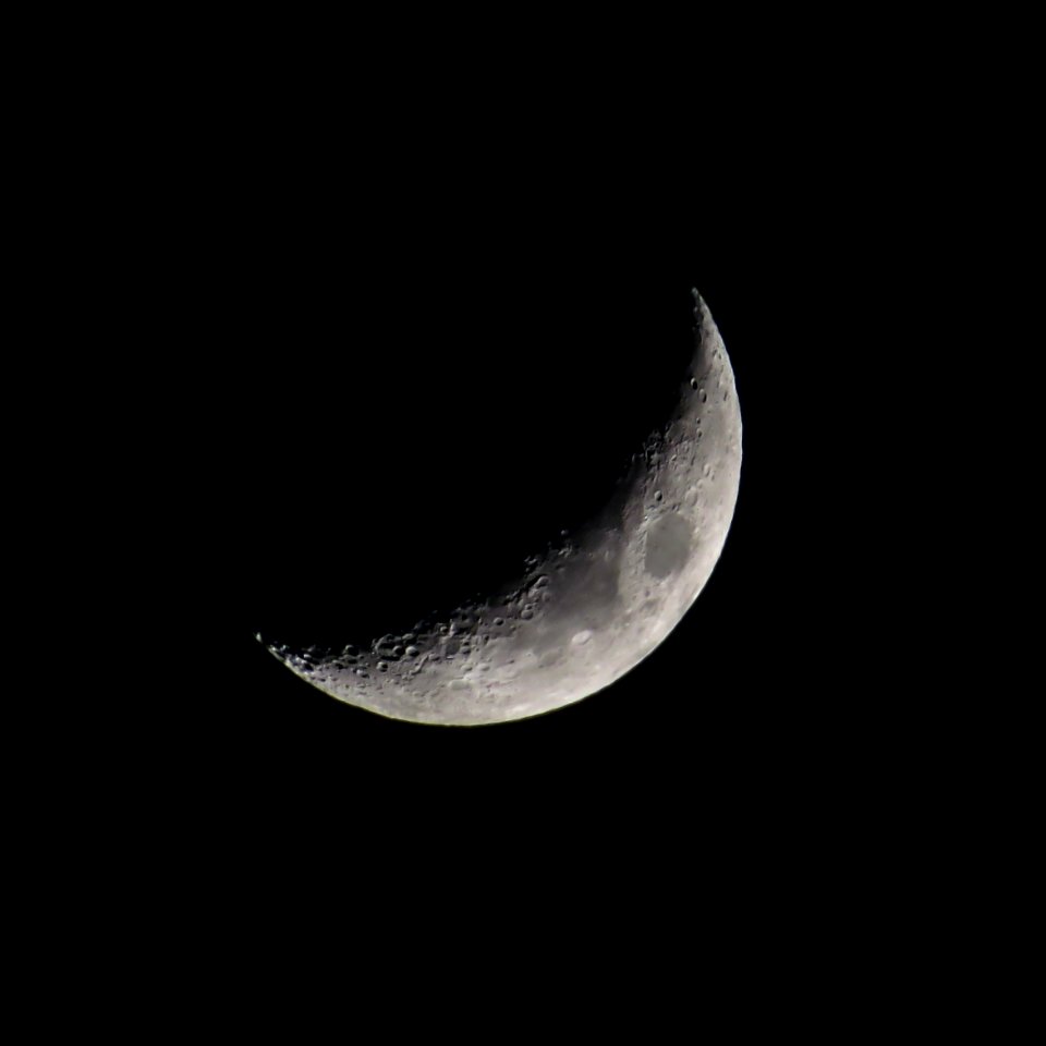 25% Full Waxing Crescent