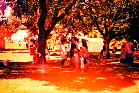 Pentacon Electra + Cross Processed Film - Party for Kids in the Lužánky Park 1