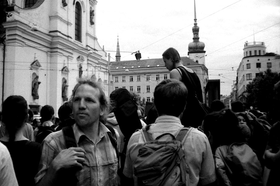 Elikon 35S - Antifascist and Pro-Refugee Demonstartion in Brno