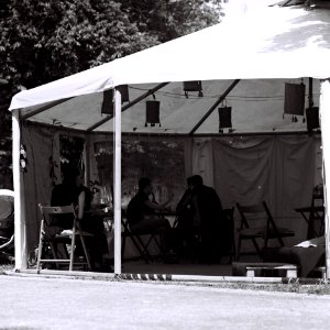 Pentacon Six + MC Biometar 2,8/120 - Café in the Tent