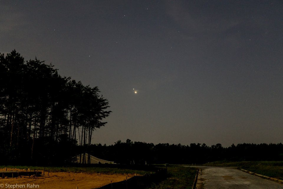 Venus and Jupiter
