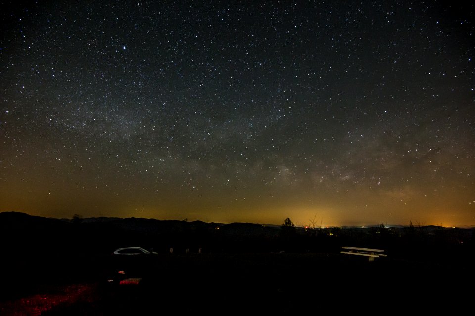 Milky Way Rising over Southeastern Tennessee