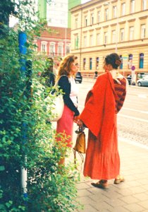 Elikon 35S - Talking Women at Bus Stop photo