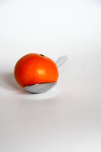Tableware close up orange