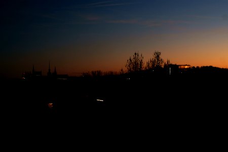 Sony Alpha A230 with MIR-1V - Brno after Sunset
