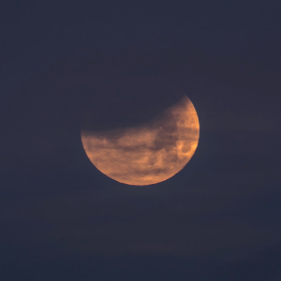 Partial Lunar Eclipse on 1-31-18