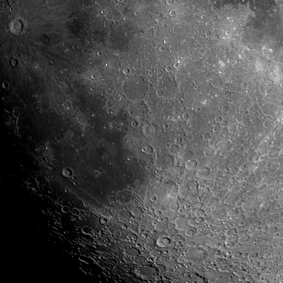 Waxing Gibbous Moon on 4-6-17
