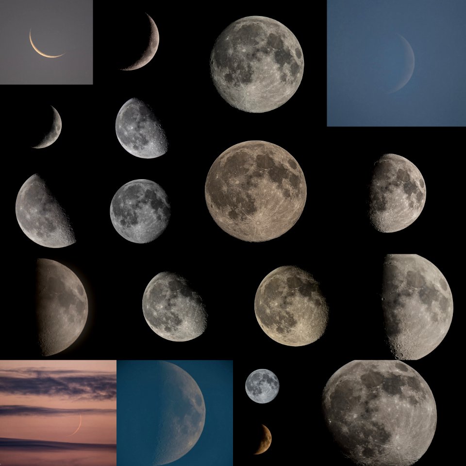 Lunar Collage - June/July 2014