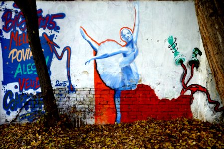 Graffiti - Little Park on Mendel's Square) 05