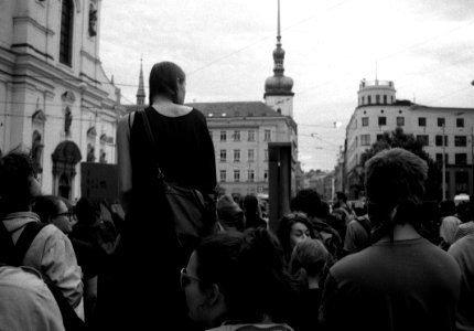 Elikon 35S - Antifascist and Pro-Refugee Demonstartion in Brno