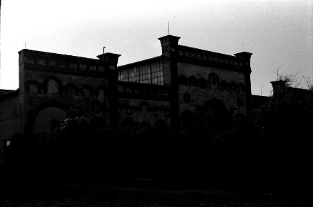 Exa + Tessar 2,8/50 - Former City Slaughterhouse at Svitava River 13