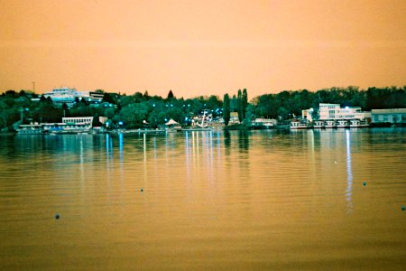 Praktica MTL 5 + MIR-1V - Lomography LomoChrome Purple - Brno Reservoir on the Comet