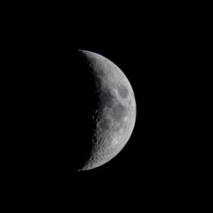 Waxing Crescent Moon on 10-14-18