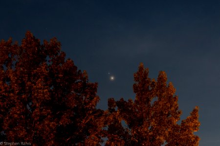 Venus and Jupiter