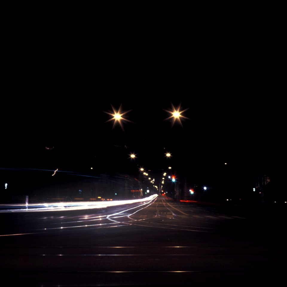 Lubitel 2 - Husova St. at Night