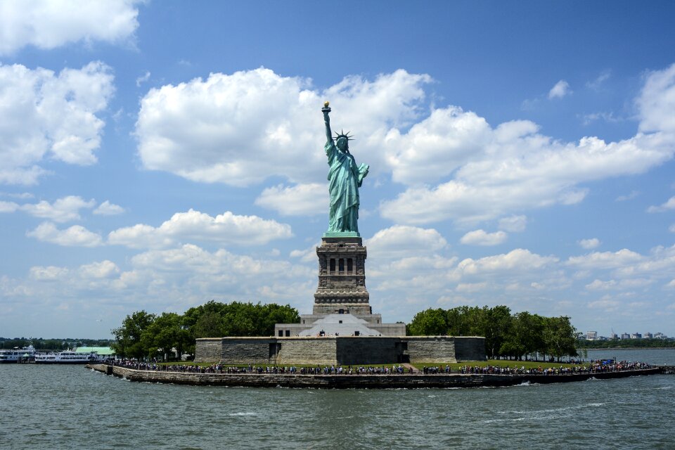 New york harbor blue island blue new