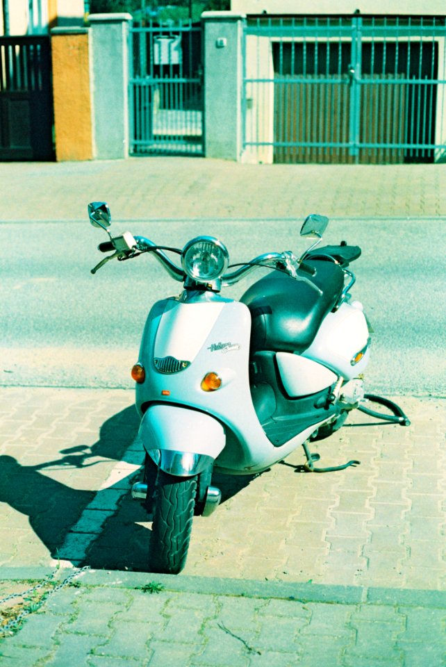 Canon EOS 30 - Scooter on the Street where I Live