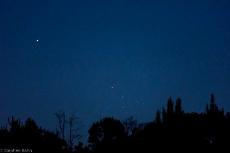 Mercury and the Pleiades