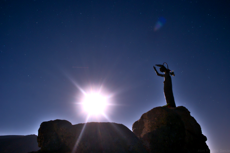 Visitando la Virgen