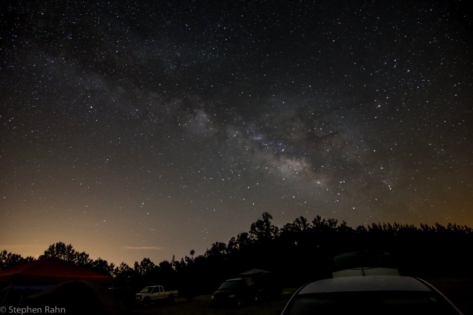 The Milky Way looks down upon the Zombies.