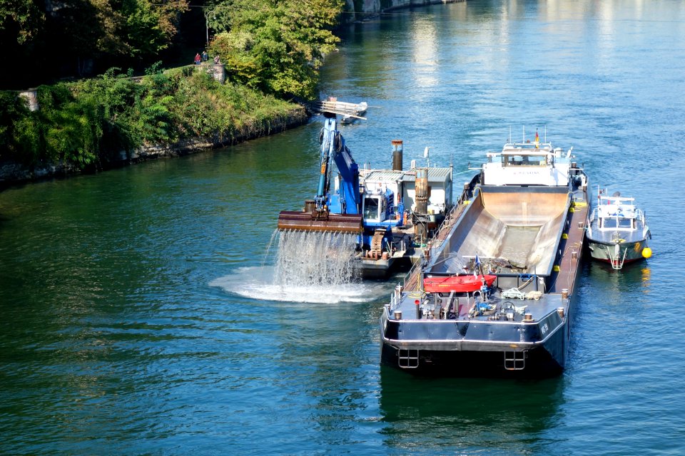 The Rhine in Basel 2 photo