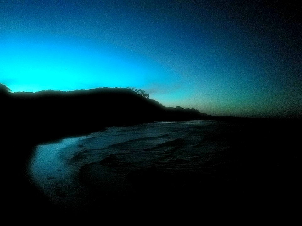 Maravilloso #anochecer ayer en una #playa en Punta Indio.