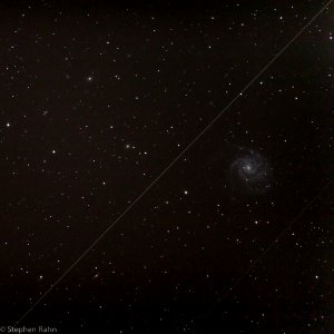 The Pinwheel Galaxy and Two Satellites photo