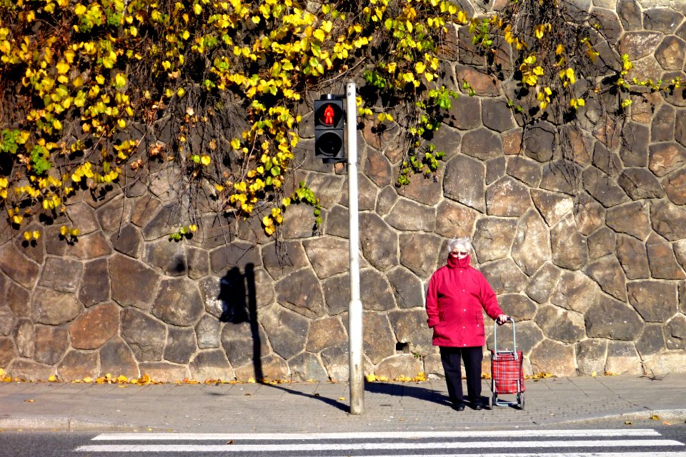 Woman at Crosswalk