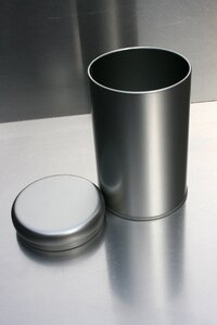 Tin can metal box metal packaging photo