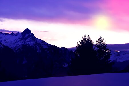 Winter mountains mountain peaks
