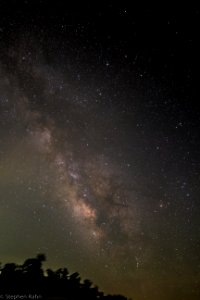 Milky Way over Georgia