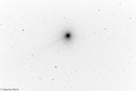 Comet Lovejoy (C/2014 Q2) - Inverted version with satellite photo