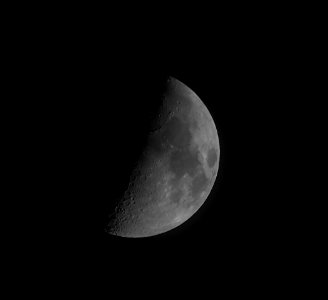 First Quarter Moon - July 15th, 2013