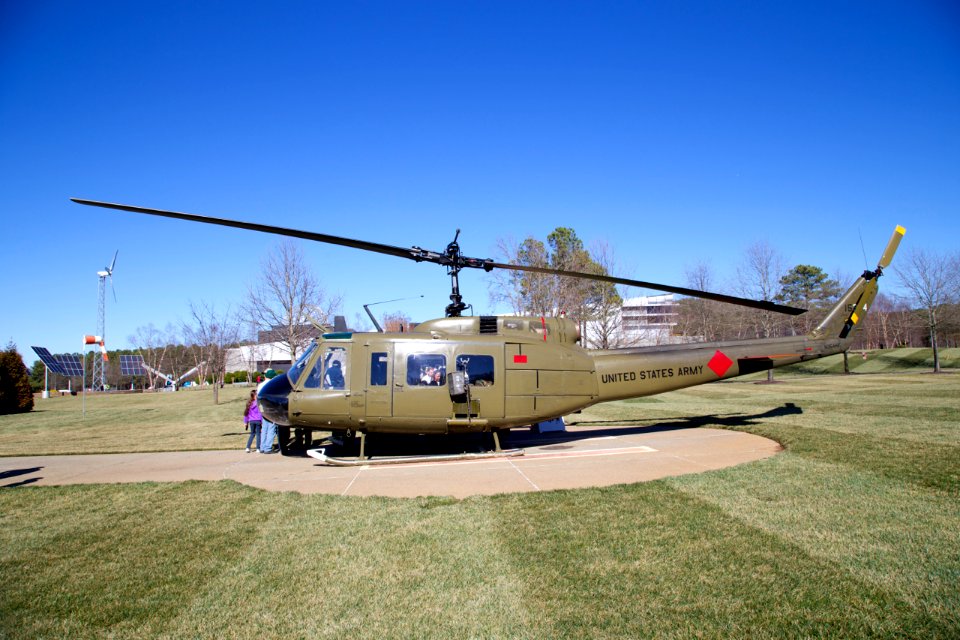 UH-1H Helicopter at the Tellus Museum