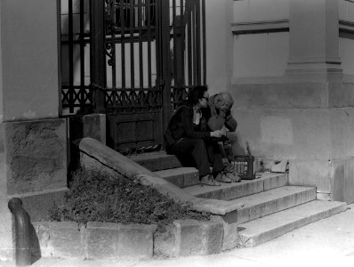 Praktica MTL5 with Helios-44M-4 - Couple in front of Central Cemetery