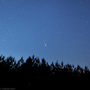 Iridium Flare over Georgia photo