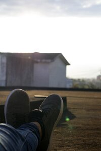 Afternoon sunny sunset