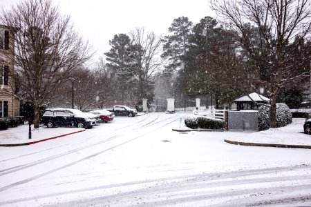 Snow in Kennesaw, Georgia - January 28th, 2014 photo