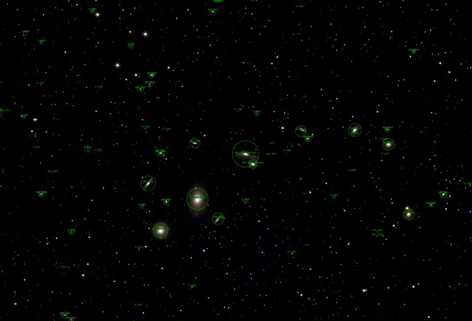 Markarian's Chain in Virgo
