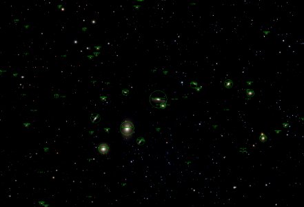 Markarian's Chain in Virgo photo