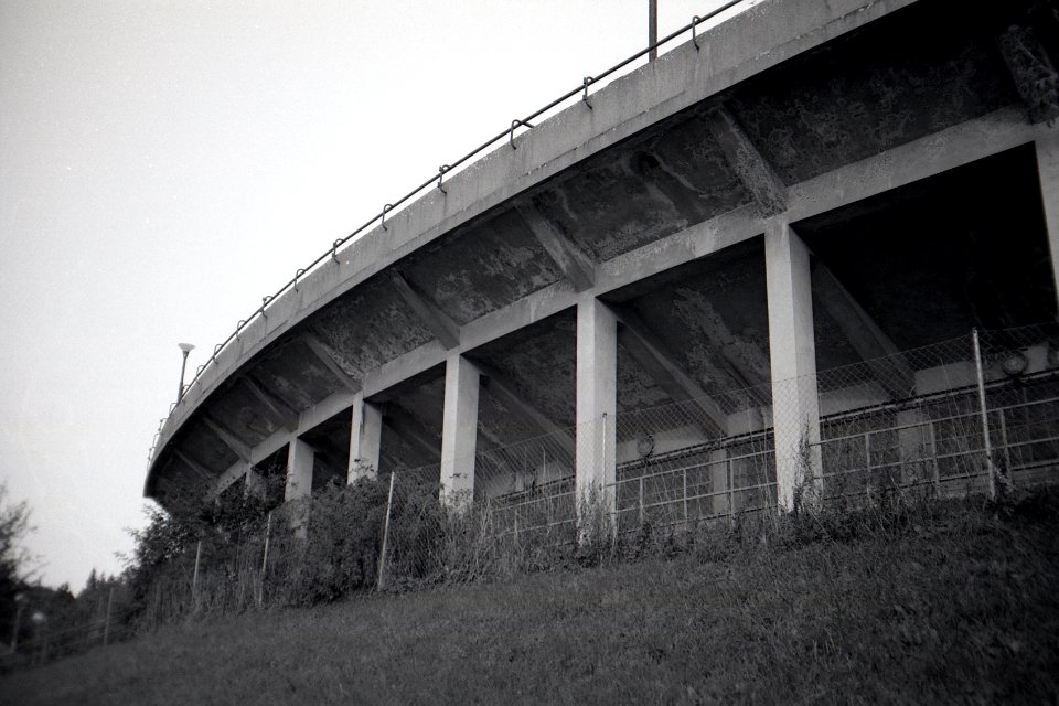 Minolta Hi-Matic G - Abandoned Soccer Stadium 01