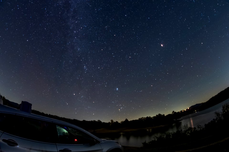 Milky Way over Lake Chatuge