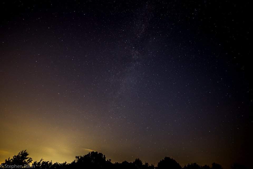 Night Sky over Charlie Elliot Wildlife Center