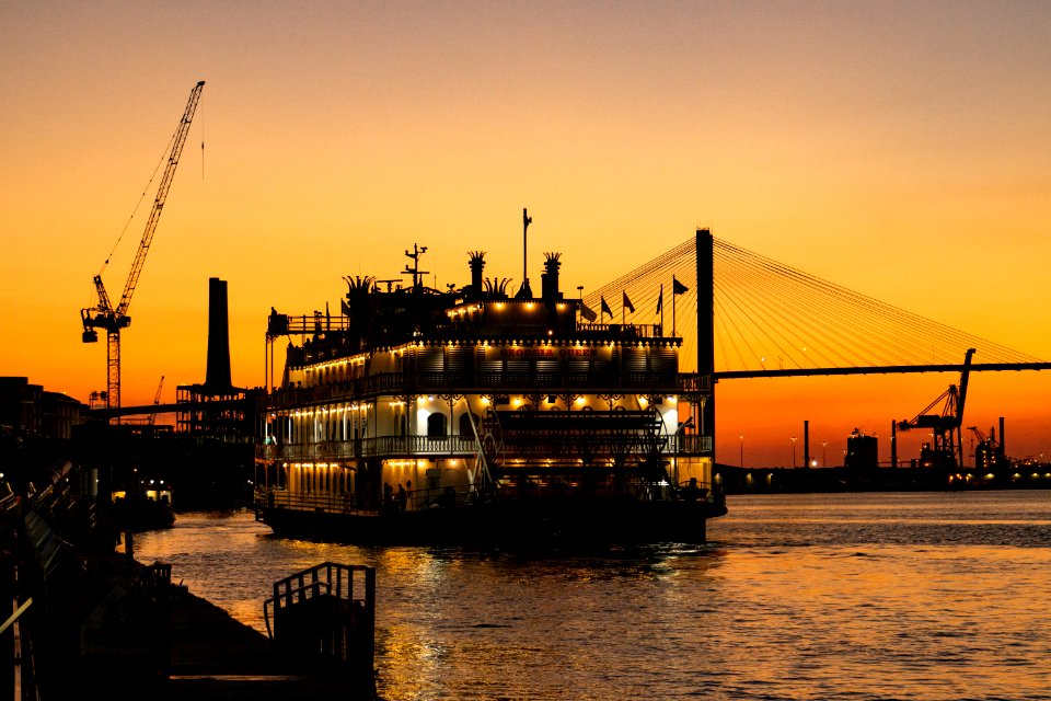 Savannah, Georgia Sunset on 7-10-18